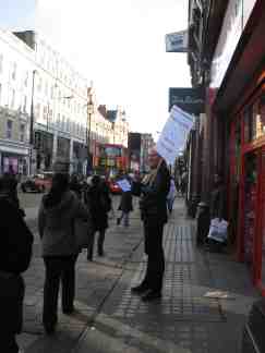 David G leafletting