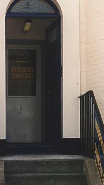 Dianetics org (only
the
door is visible from the street)