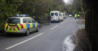 Police at the gates