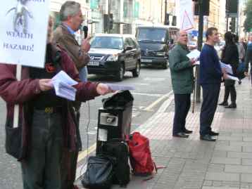 And sticky leafletting stays put