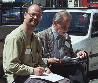 Paul Landon (left) and Jacques Vollet (right)